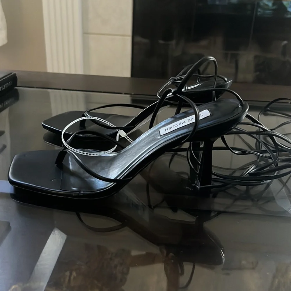 Steve Madden Khari Heeled Sandals. - Picture 6 of 13